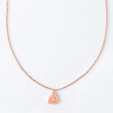 IRIS FEBRUARI BIRTHFLOWER NECKLACE